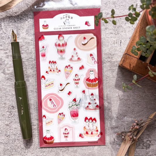 [Limited Edition] Tocorocomugi / Stickers - Strawberry