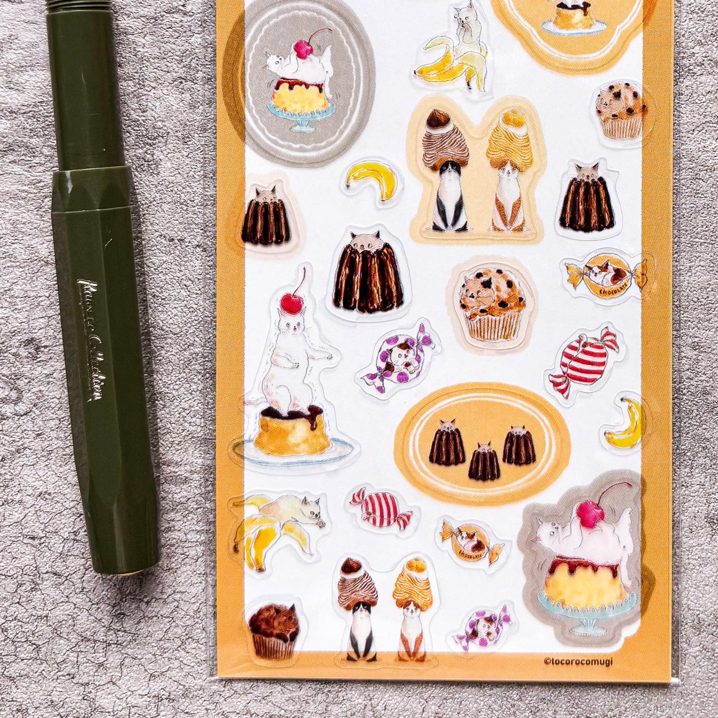 [Limited Edition] Tocorocomugi / Stickers - Sweets