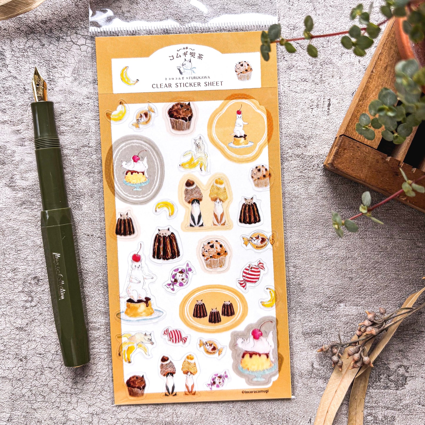 [Limited Edition] Tocorocomugi / Stickers - Sweets