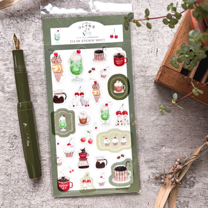 [Limited Edition] Tocorocomugi / Stickers - Cafe