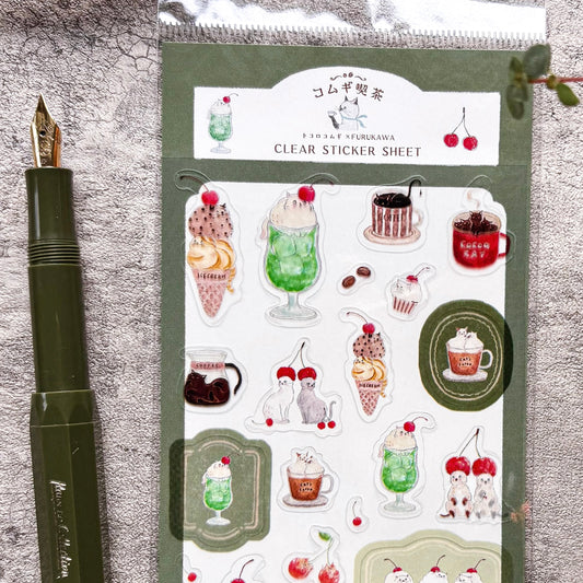 [Limited Edition] Tocorocomugi / Stickers - Cafe