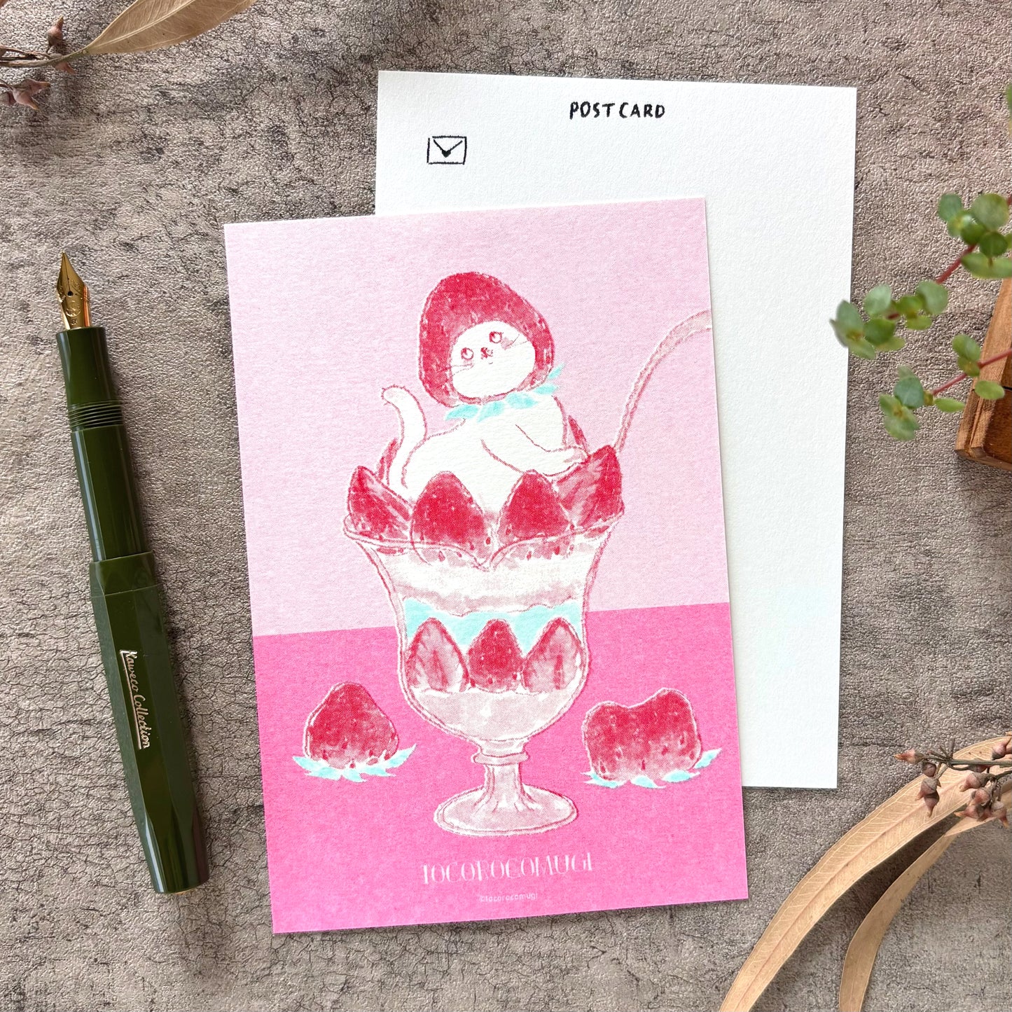 【数量限定】トコロコムギ / ポストカード「ストロベリー」