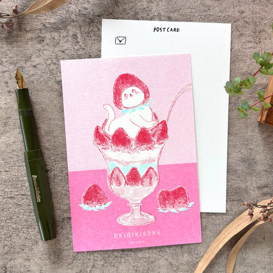 [Limited Edition] Tocorocomugi / Postcard - Strawberry