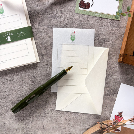 [Limited Edition] Tocorocomugi / Mini Letter Set - Cafe