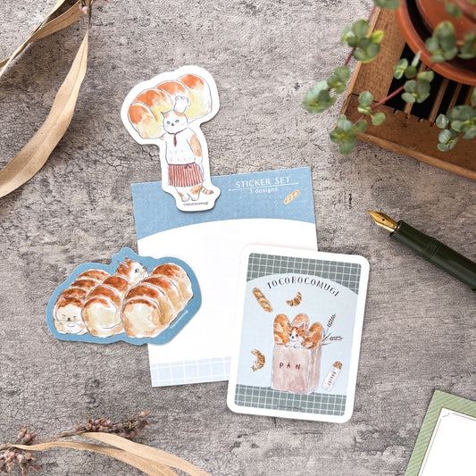 [Limited Edition] Tocorocomugi / Vinyl Sticker - Bread