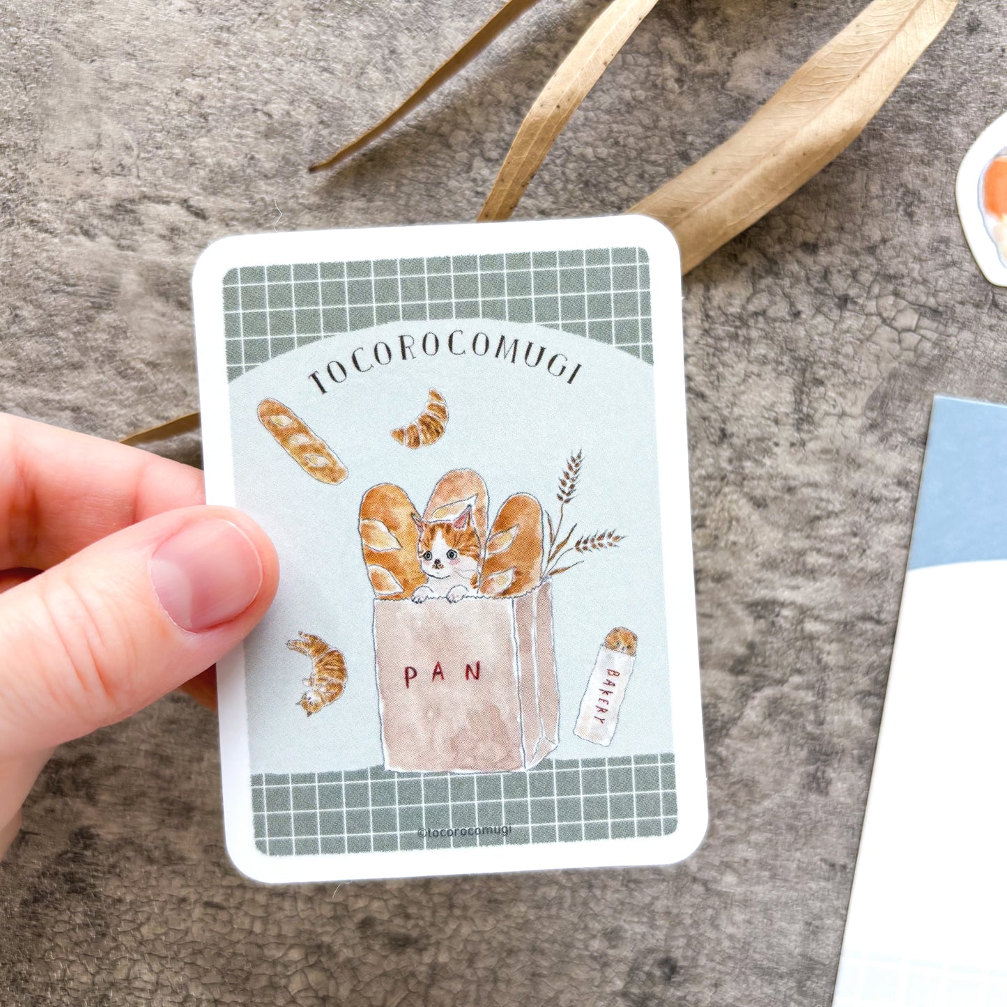 【数量限定】トコロコムギ / ステッカー（３柄セット）「パン」