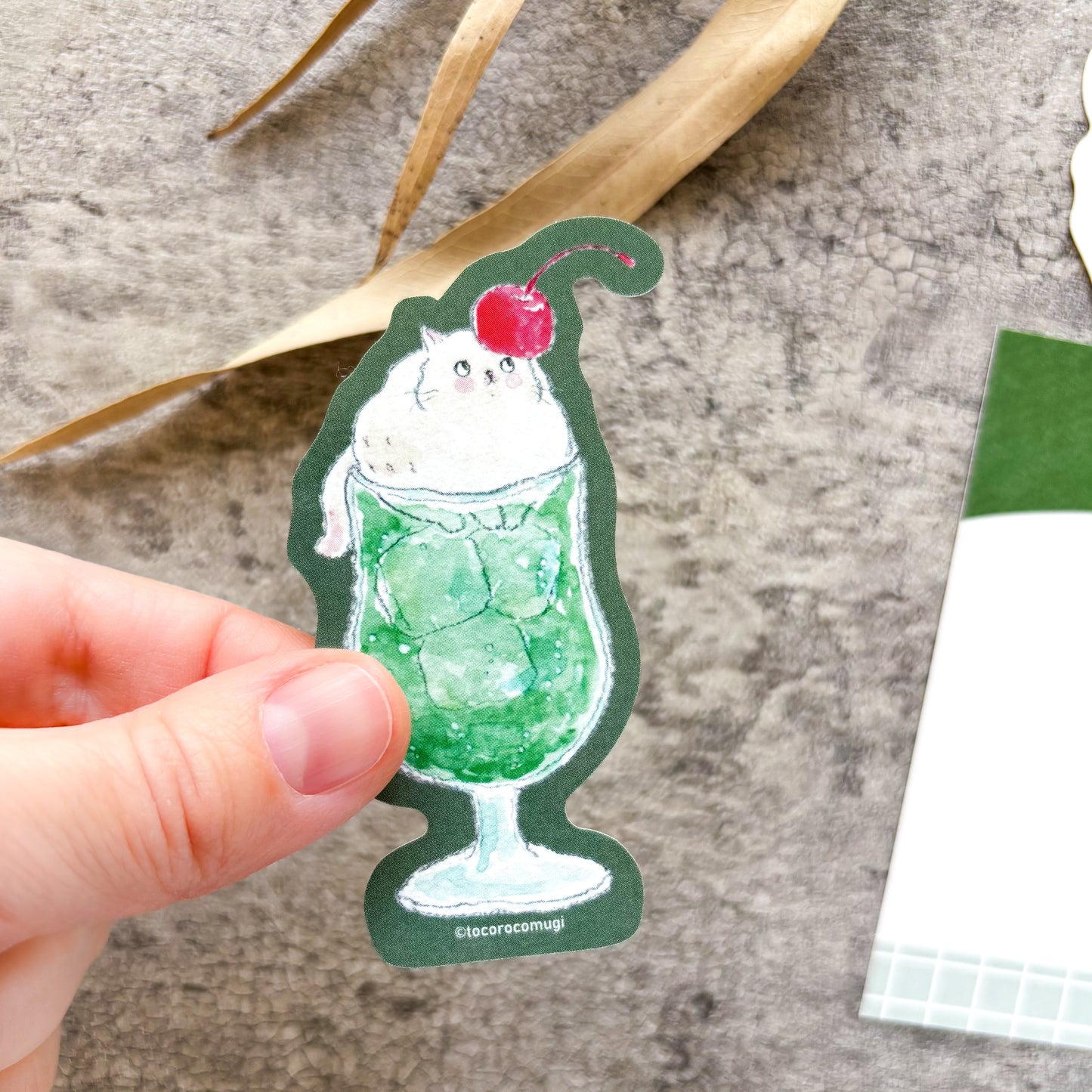 【数量限定】トコロコムギ / ステッカー（３柄セット）「喫茶トコロコムギ」