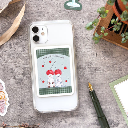 【数量限定】トコロコムギ / ステッカー（３柄セット）「喫茶トコロコムギ」