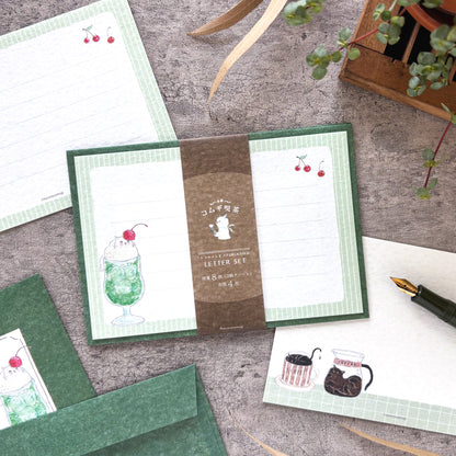 [Limited Edition] Tocorocomugi / Mini Letter Set - Cafe