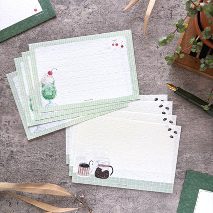 [Limited Edition] Tocorocomugi / Mini Letter Set - Cafe