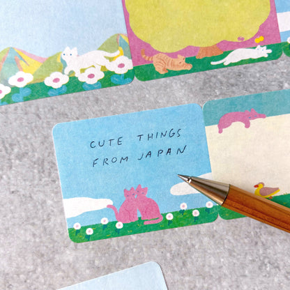 宮下和 / ロール付箋「ねこさんぽ」