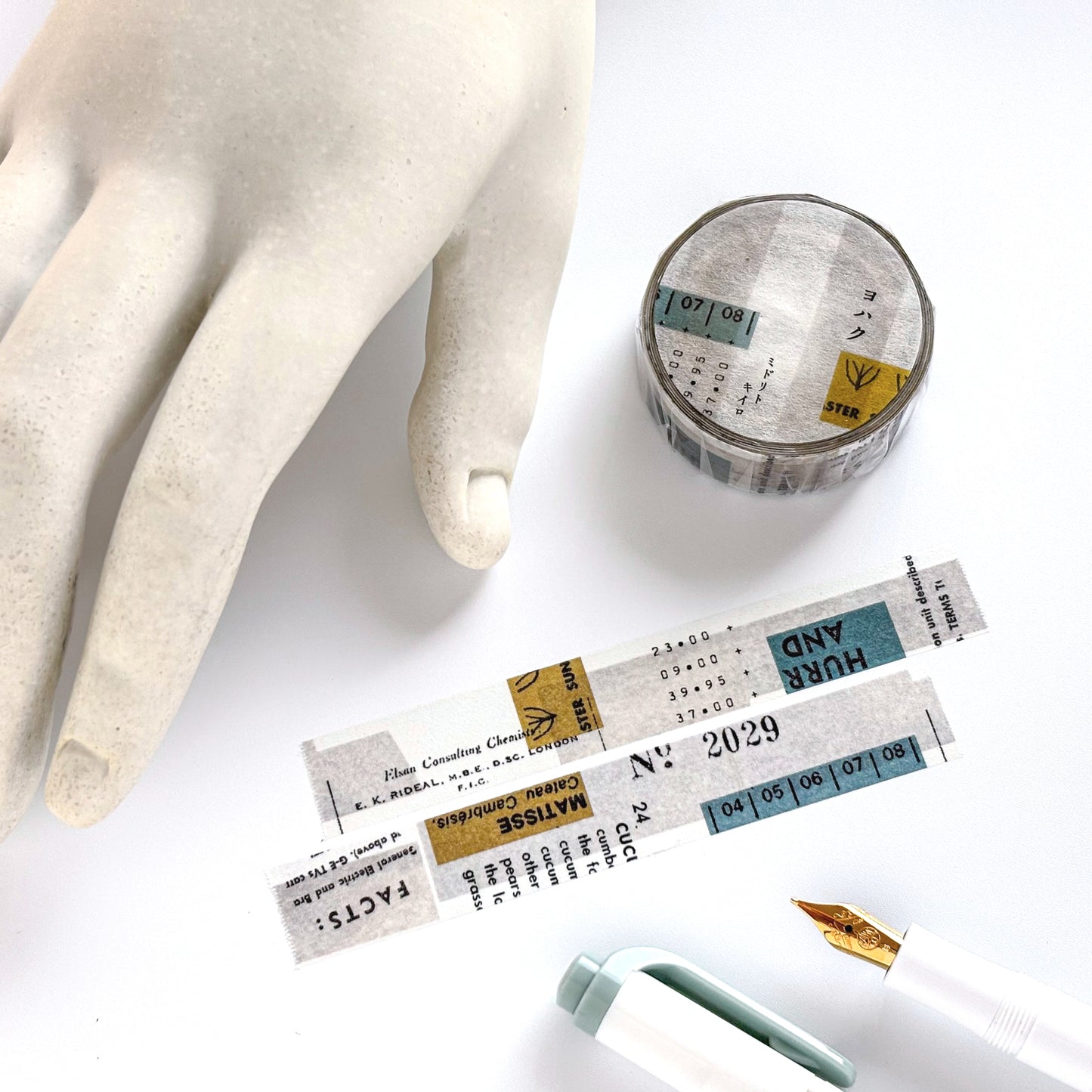 Yohaku / Washi Tape - Yellow & Green