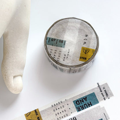 Yohaku / Washi Tape - Yellow & Green