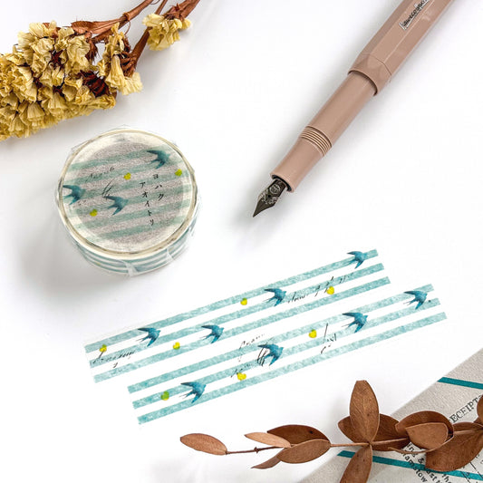Yohaku / Washi Tape - Blue Bird
