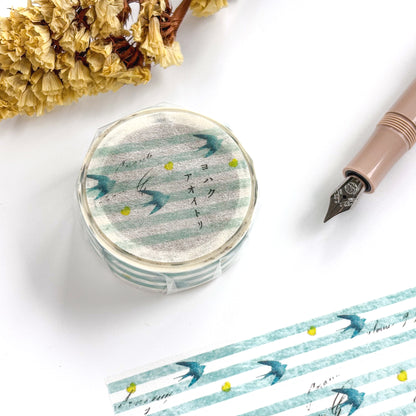 Yohaku / Washi Tape - Blue Bird