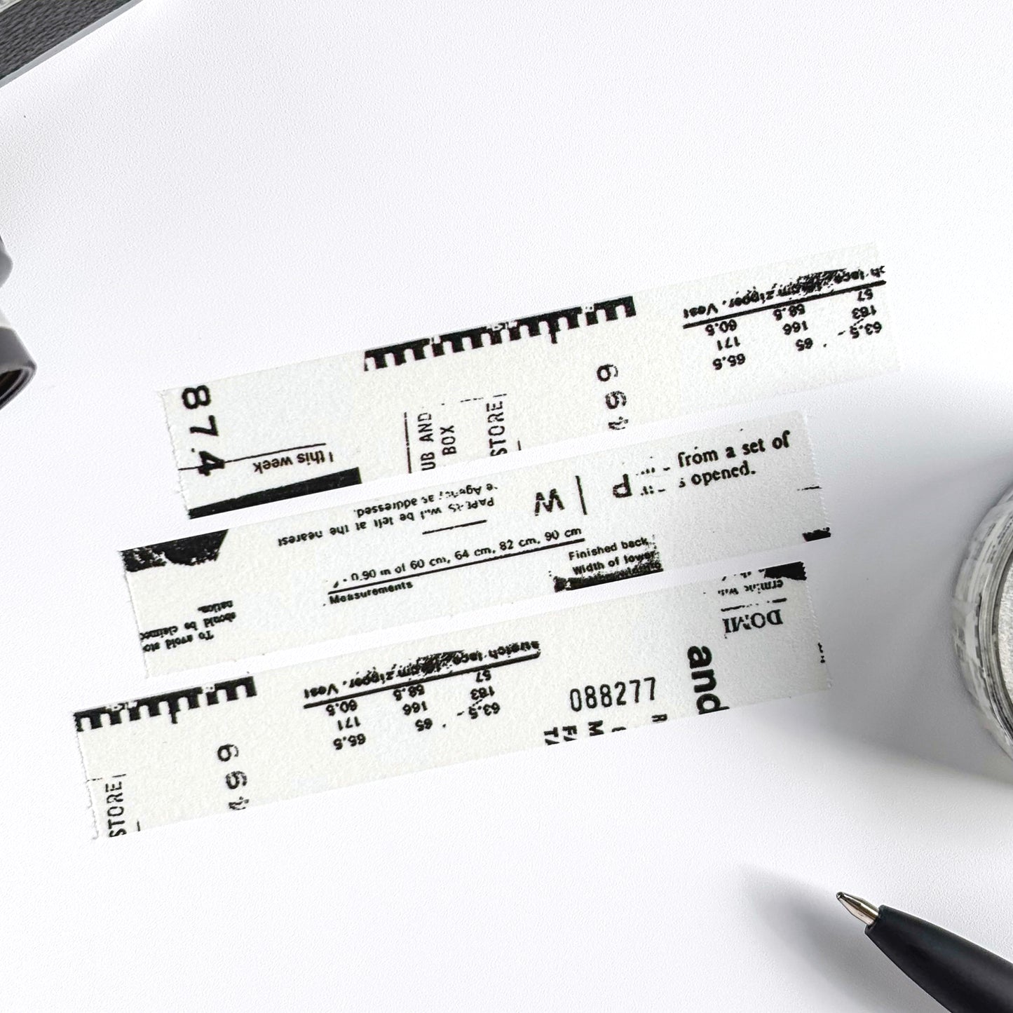 Yohaku / Washi Tape - Monochrome