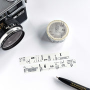 Yohaku / Washi Tape - Letters & Numbers