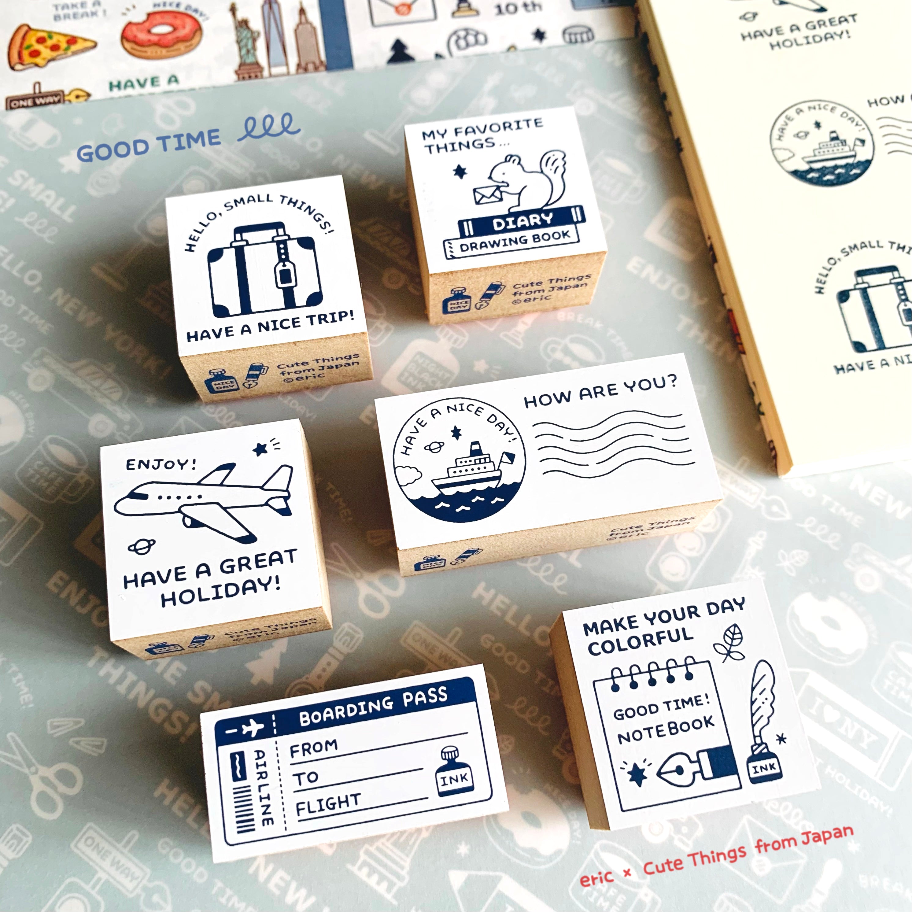 【当店限定】eric x CTFJ / スタンプ「NYの思い出シリーズ」