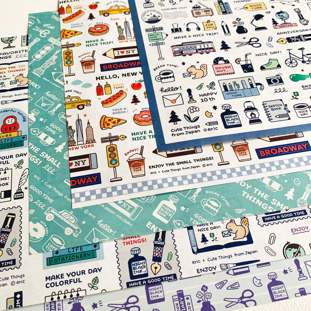 CTFJ x eric Wrapping Paper Set (5 designs) - Memory of New York