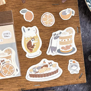 [Limited Edition] Shoichiro Tobimatsu / Flake Stickers - Lemon Sweets