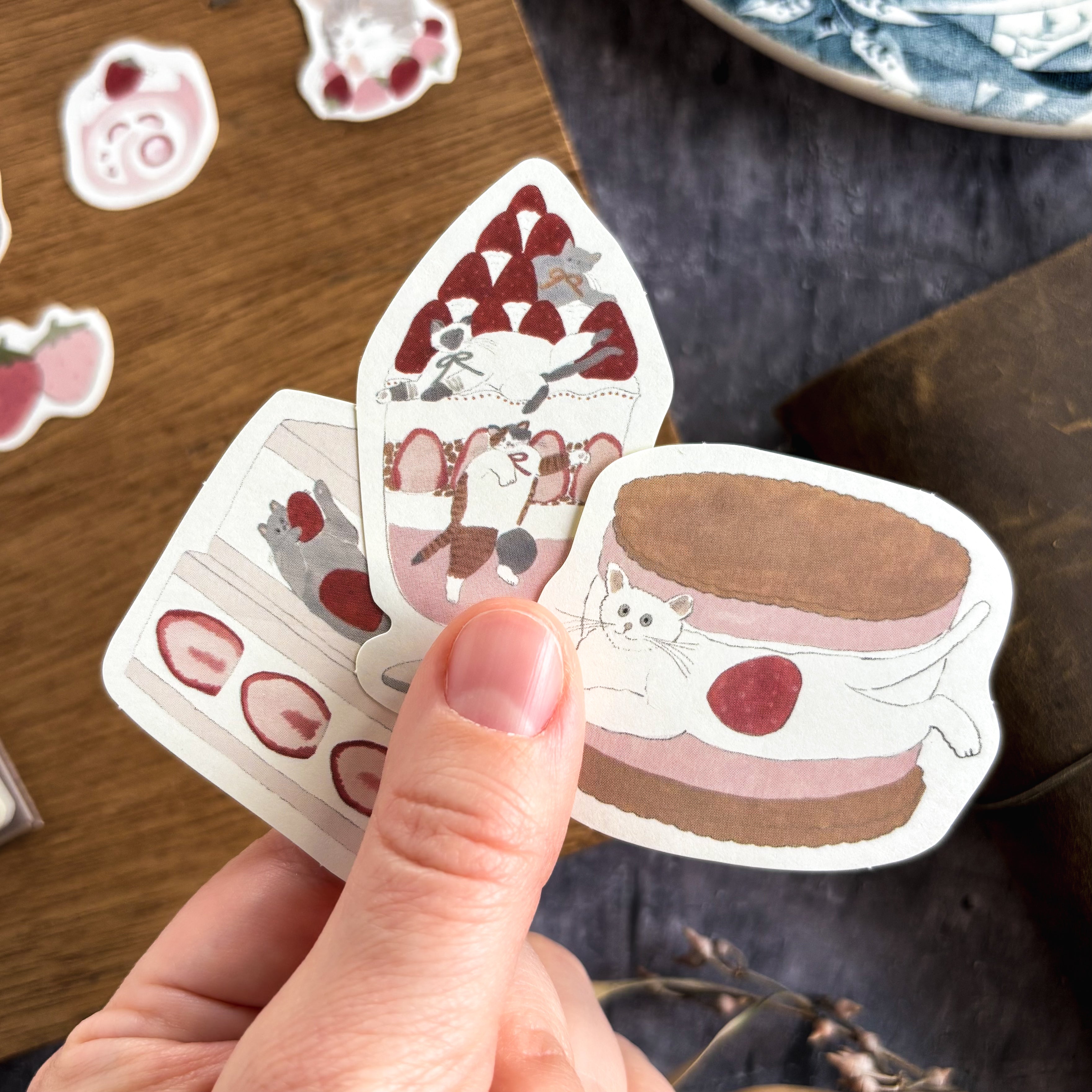 [Limited Edition] Shoichiro Tobimatsu / Flake Stickers - Sweets