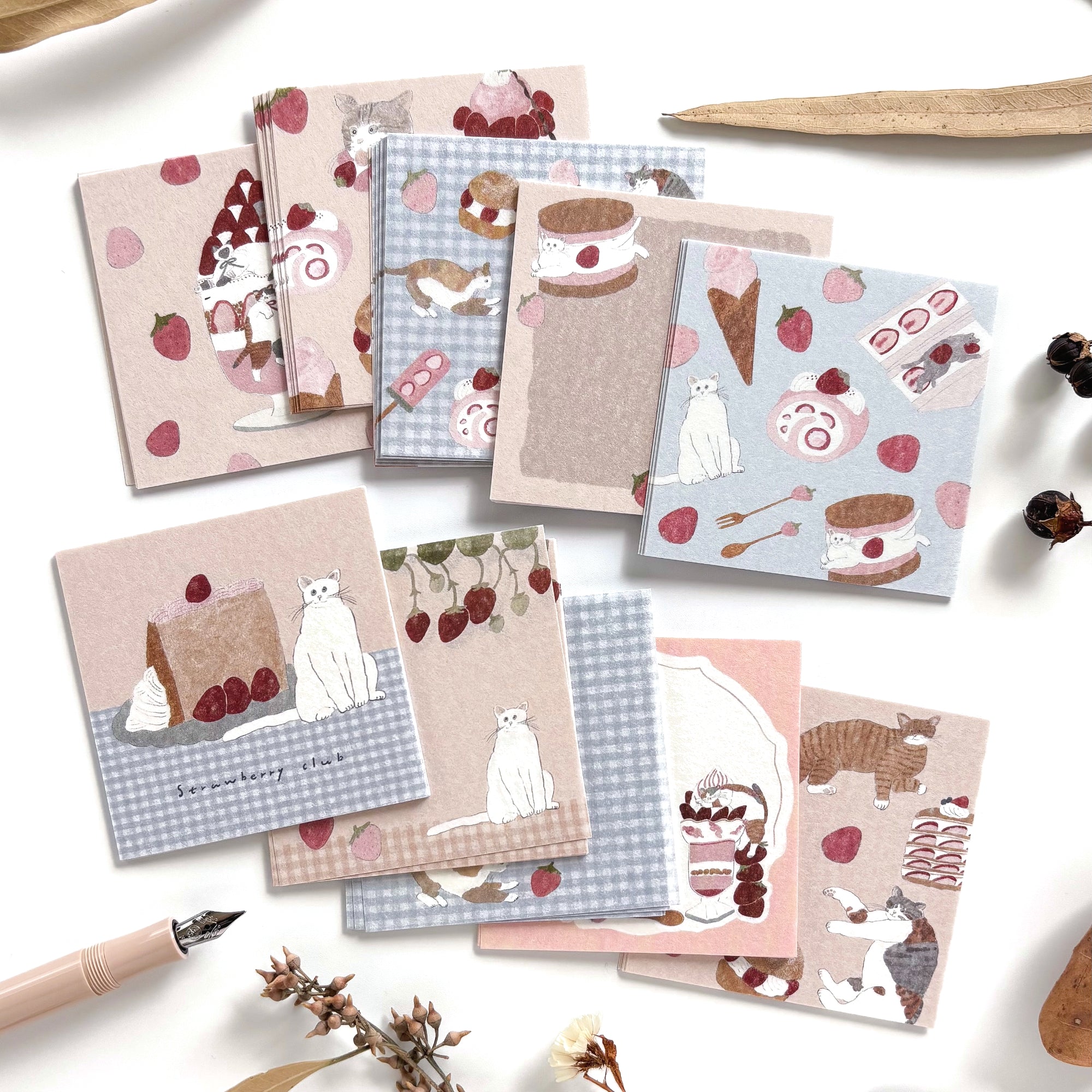 [Limited Edition] Shoichiro Tobimatsu / Petit Origami Memo Pad Set - Sweets