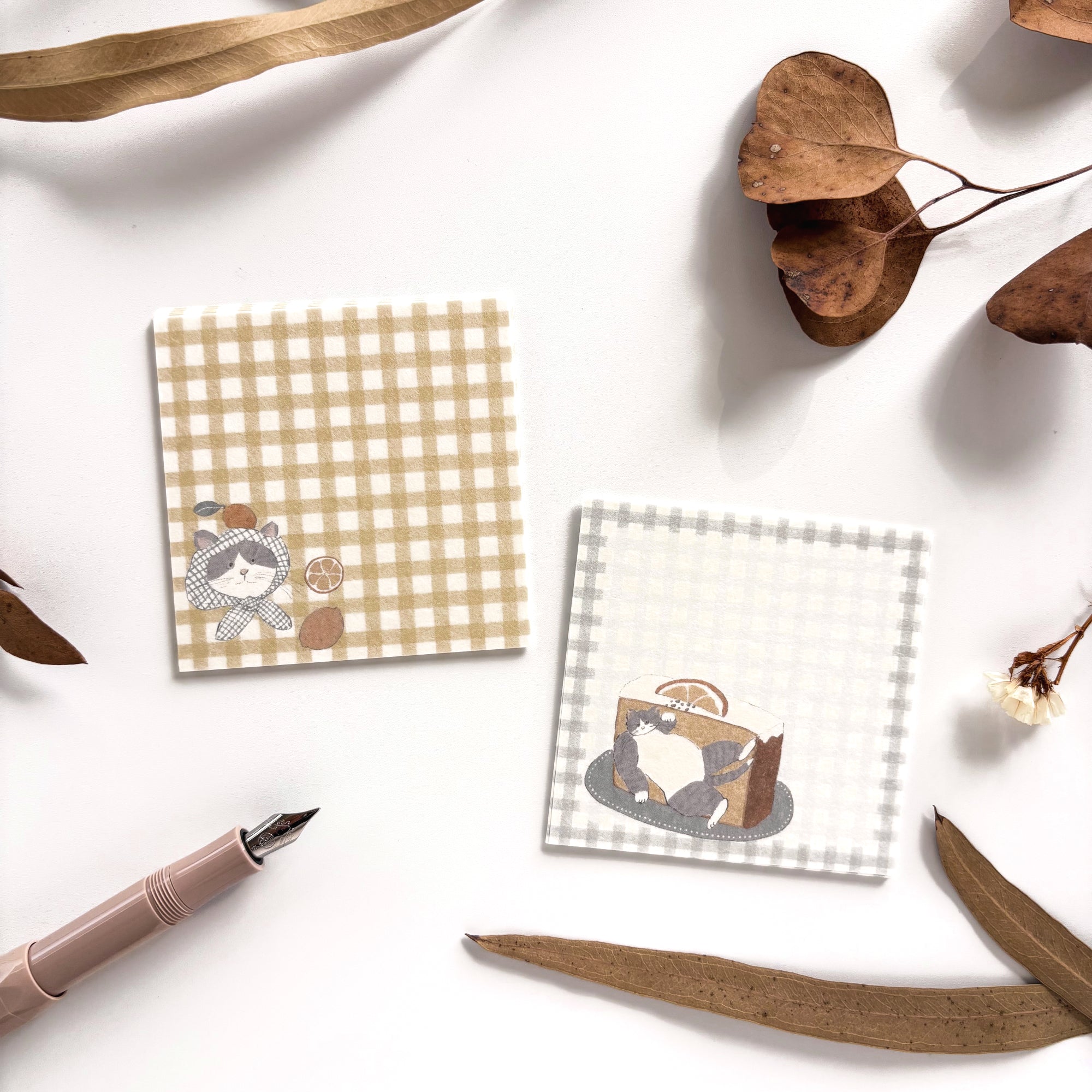 [Limited Edition] Shoichiro Tobimatsu / Petit Origami Memo Pad Set - Lemon Sweets