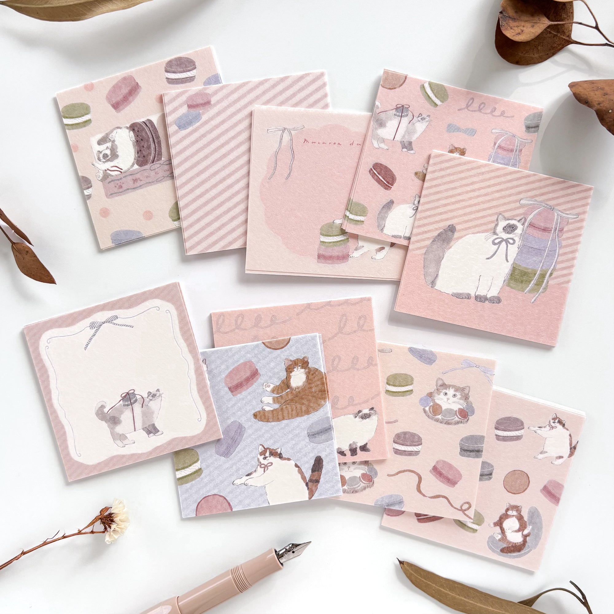 [Limited Edition] Shoichiro Tobimatsu / Petit Origami Memo Pad Set - Macaron