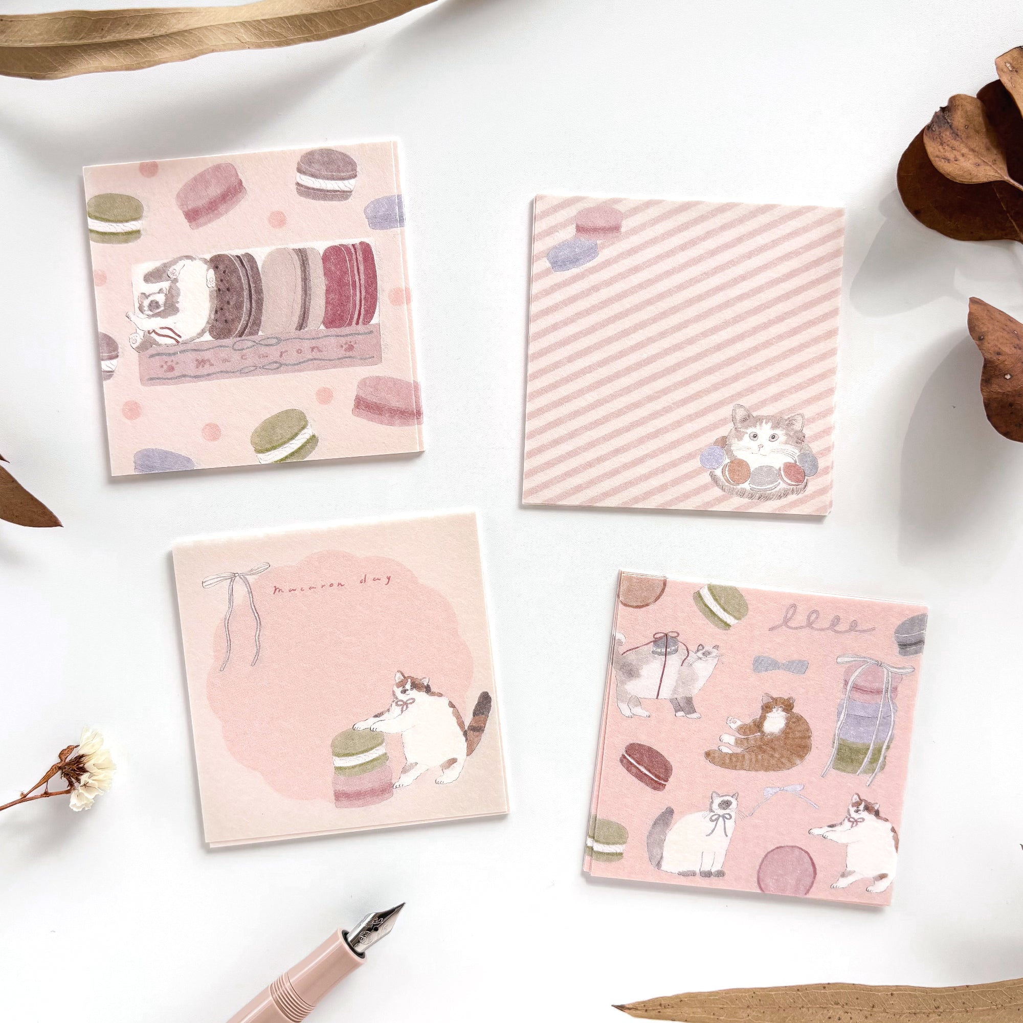 [Limited Edition] Shoichiro Tobimatsu / Petit Origami Memo Pad Set - Macaron