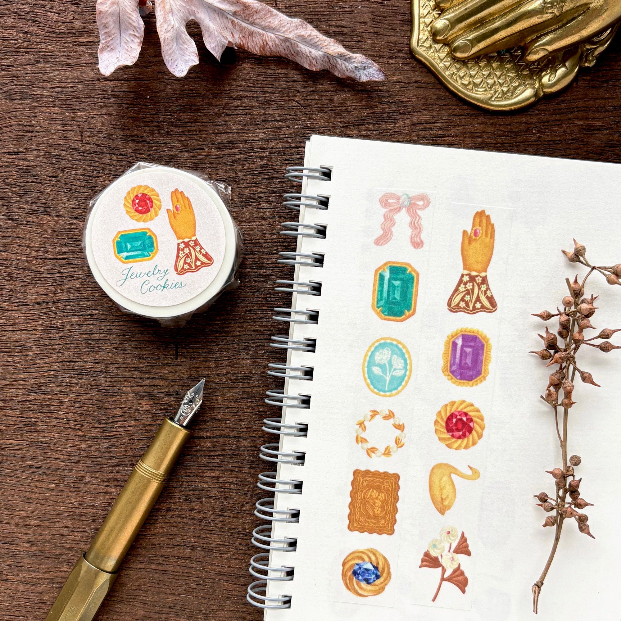 ALACARUDOU / Washi Tape - Jewelry Cookies