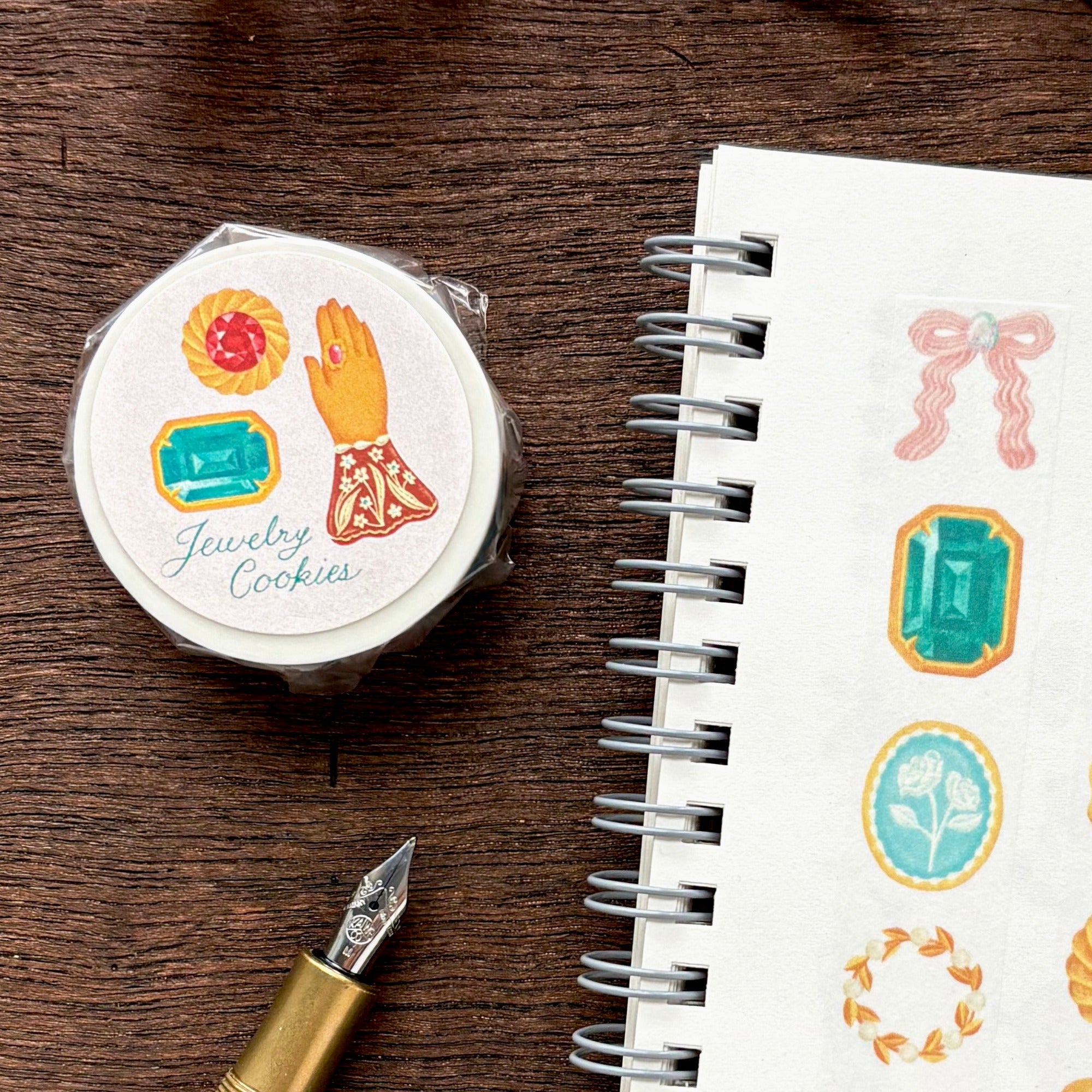 ALACARUDOU / Washi Tape - Jewelry Cookies