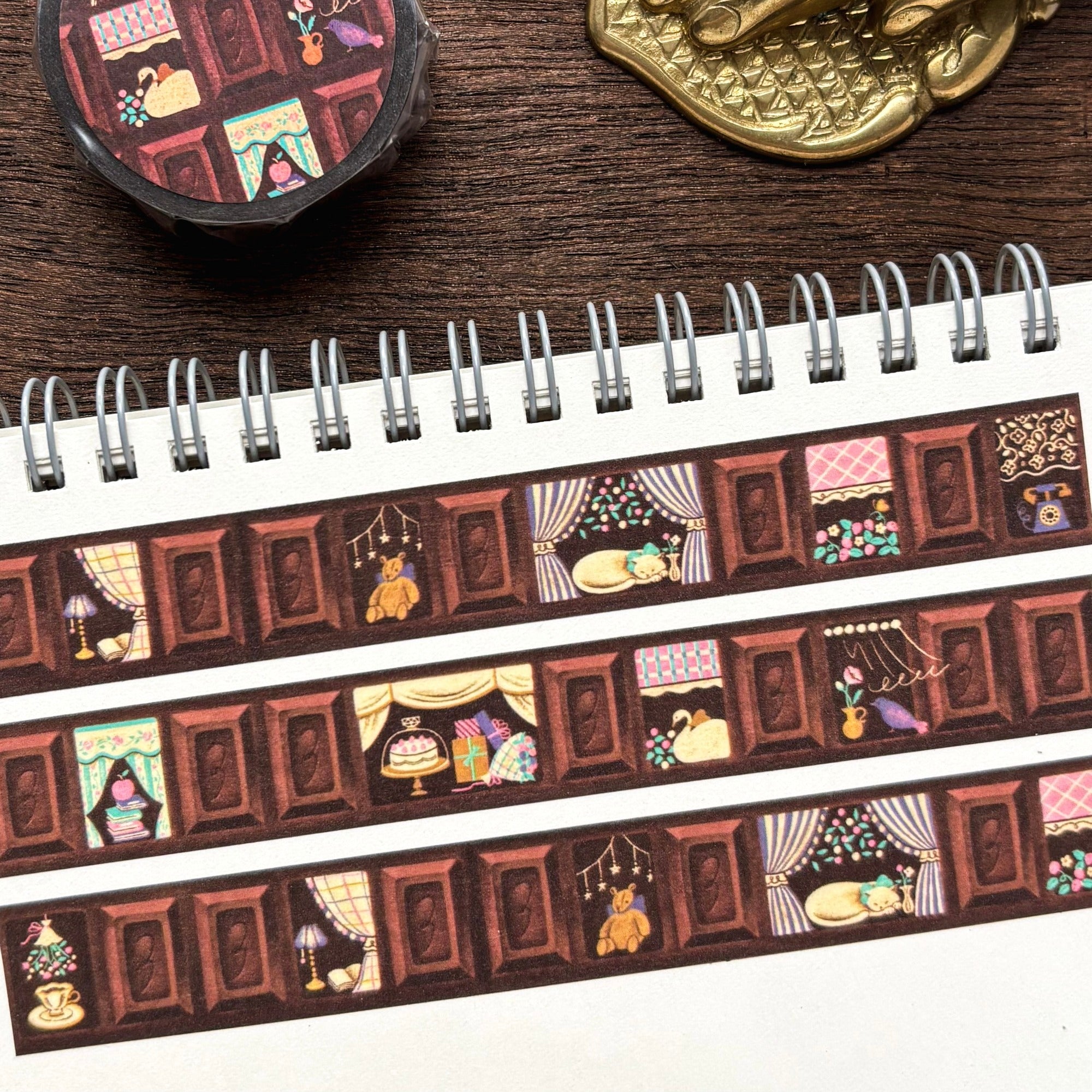 ALACARUDOU / Washi Tape - Chocolate House