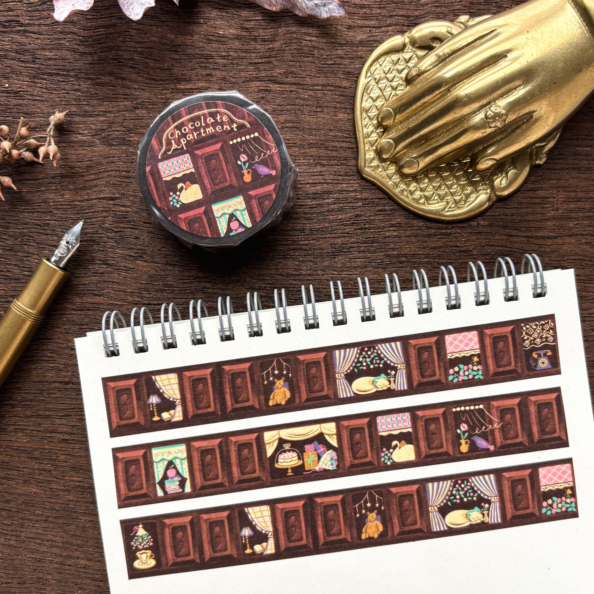 ALACARUDOU / Washi Tape - Chocolate House