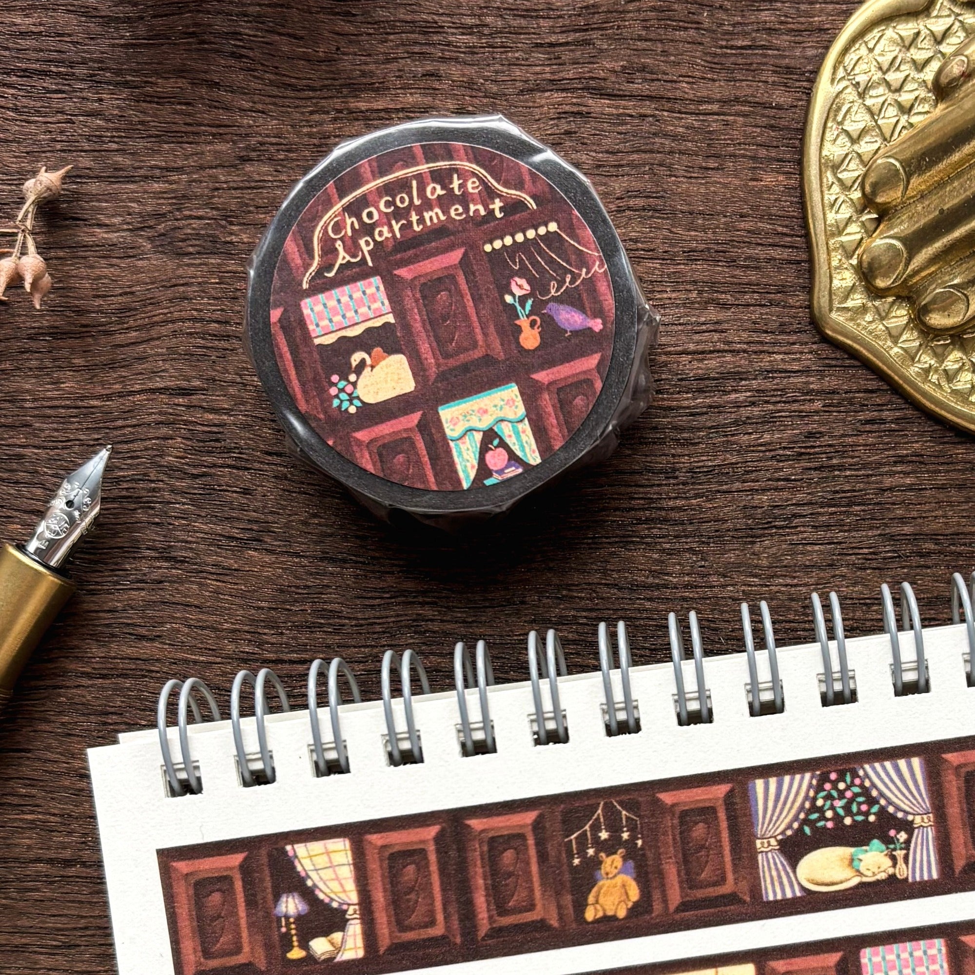 ALACARUDOU / Washi Tape - Chocolate House