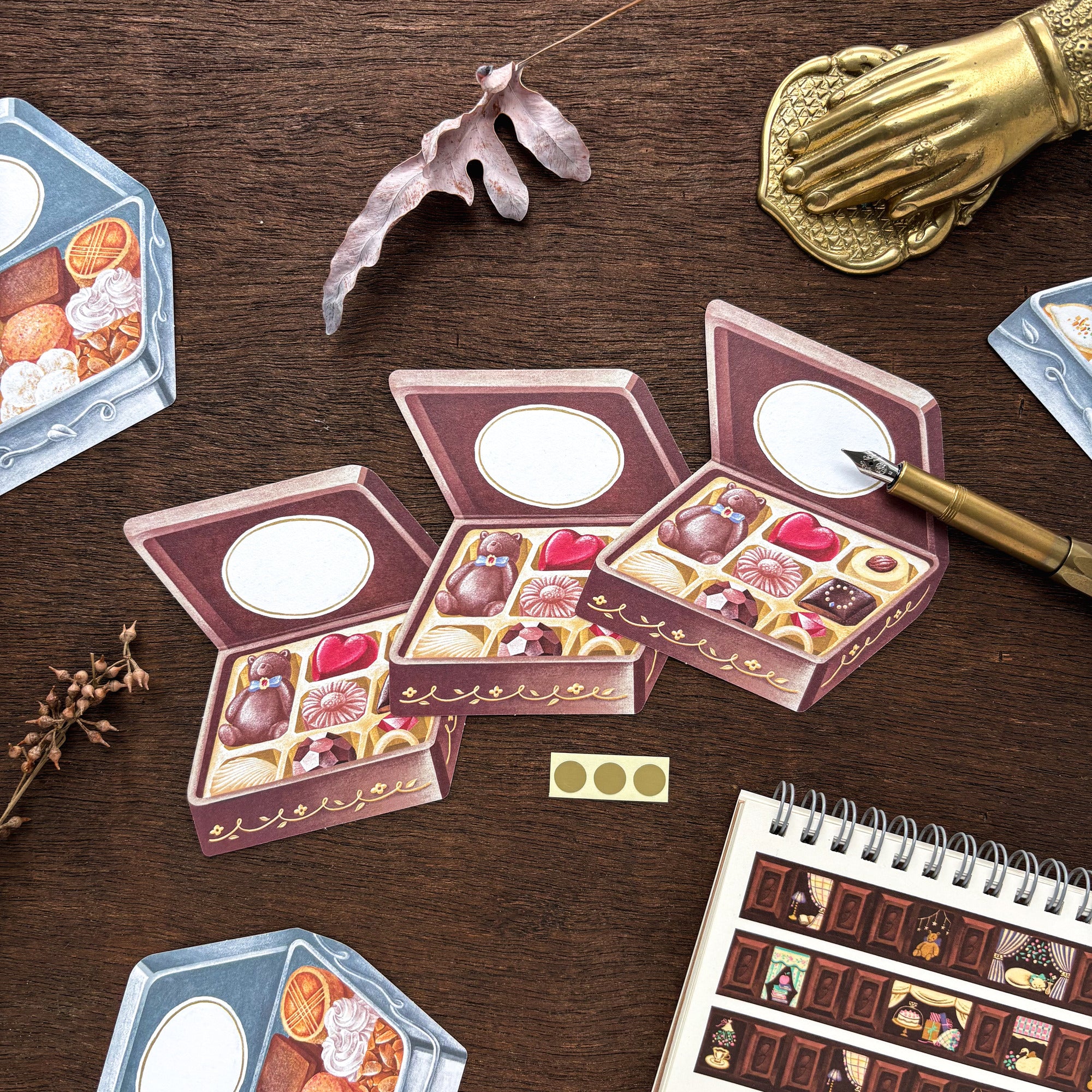 ALACARUDOU / Mini Message Card - Chocolates