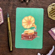 ALACARUDOU / Postcard - Gramophone