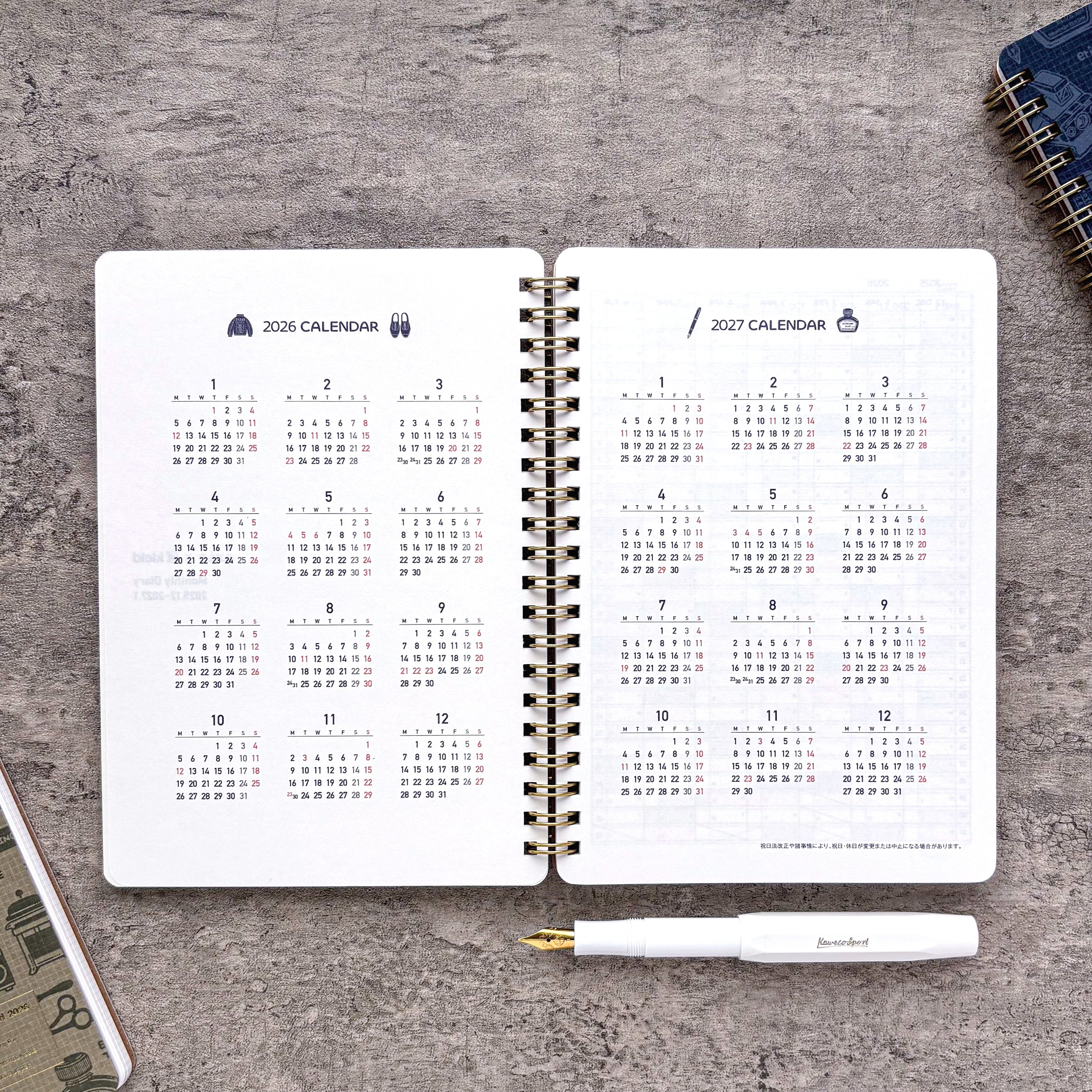 [SALE] eric 2026 Planner - (3 Colors / B6 Size)