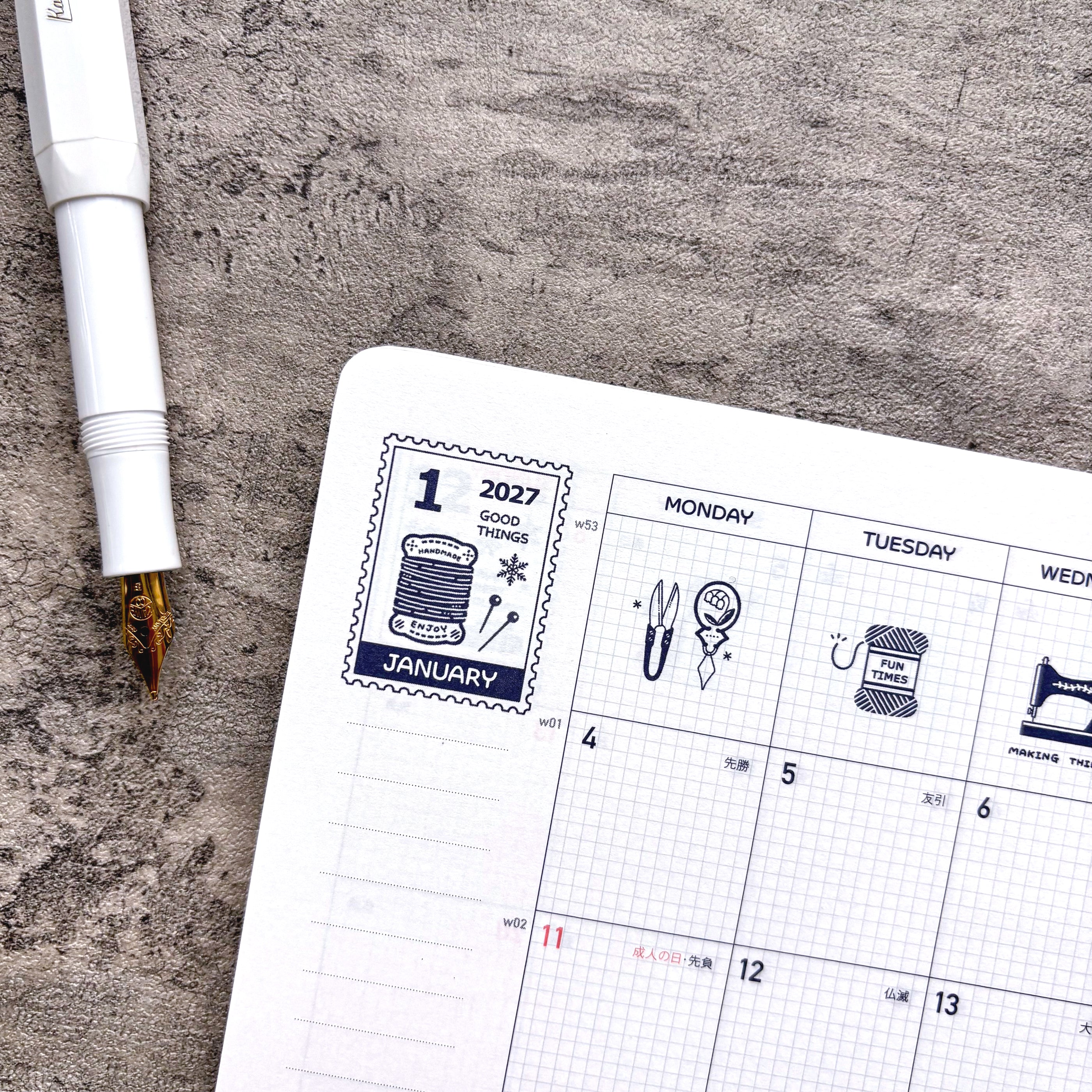 [SALE] eric 2026 Planner - (3 Colors / B6 Size)