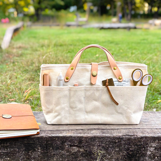 The Superior Labor / Paraffin Canvas Mini Bag - White