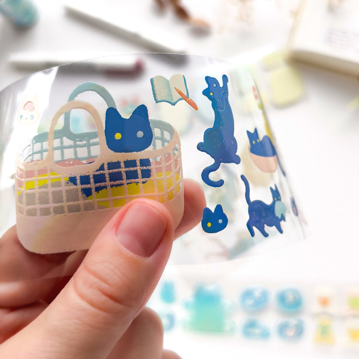 Nodoka Miyashita / Foil-Stamped Clear Roll Stickers