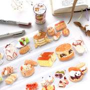 tt.tohto / Foil-Stamped Clear Roll Stickers
