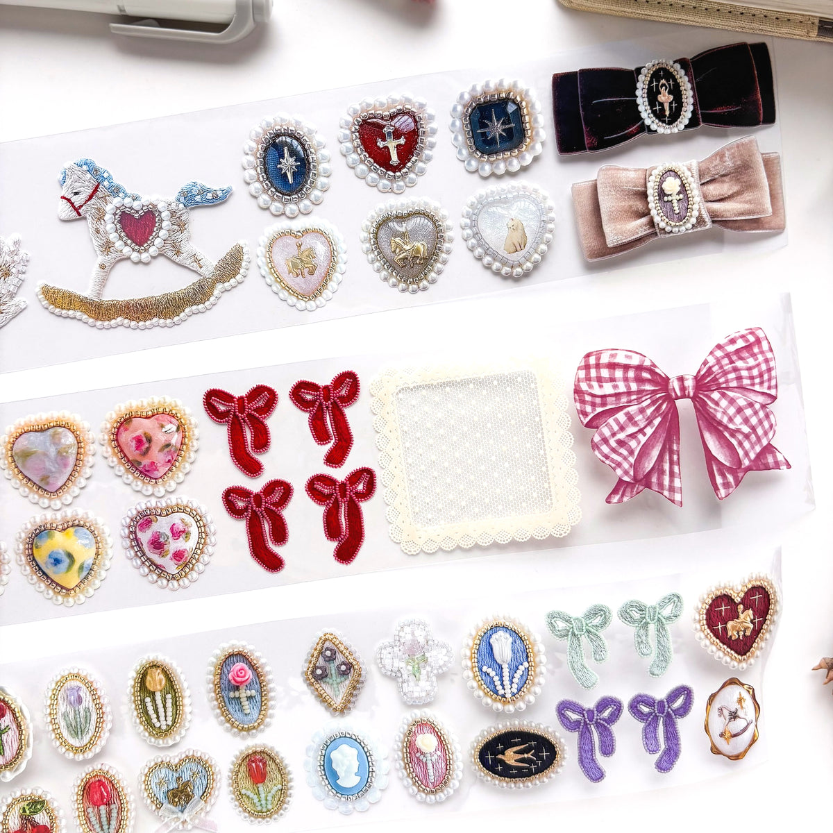 atelier.417 / Foil-Stamped Clear Roll Stickers