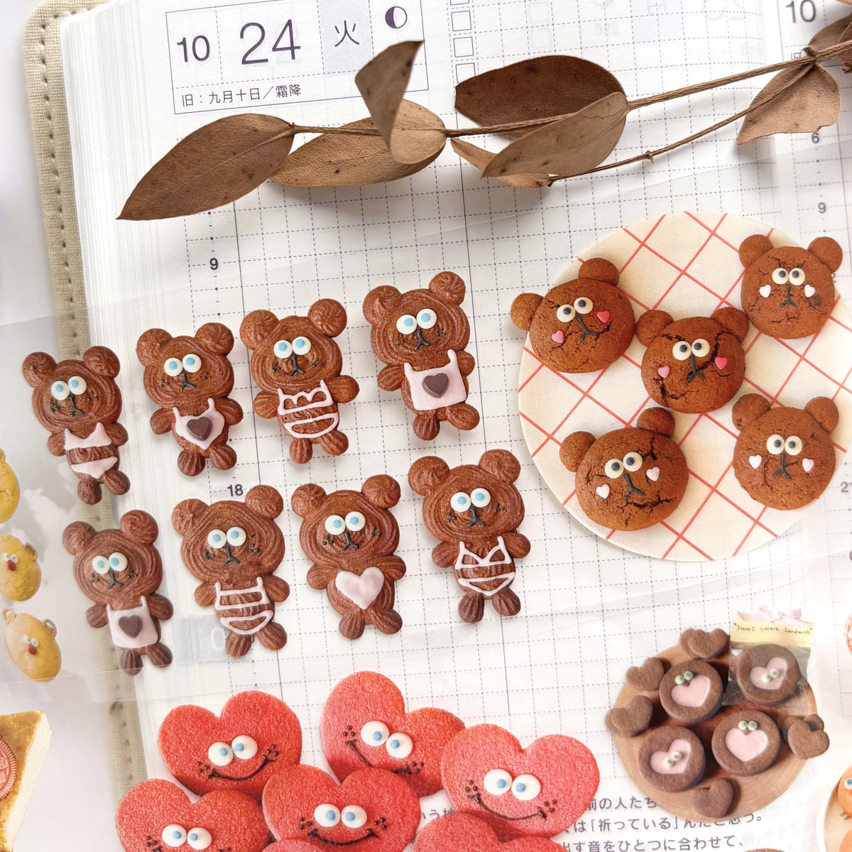 kogumaitan cafe / Foil-Stamped Clear Roll Stickers