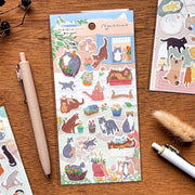 Cat Stickers - Garden