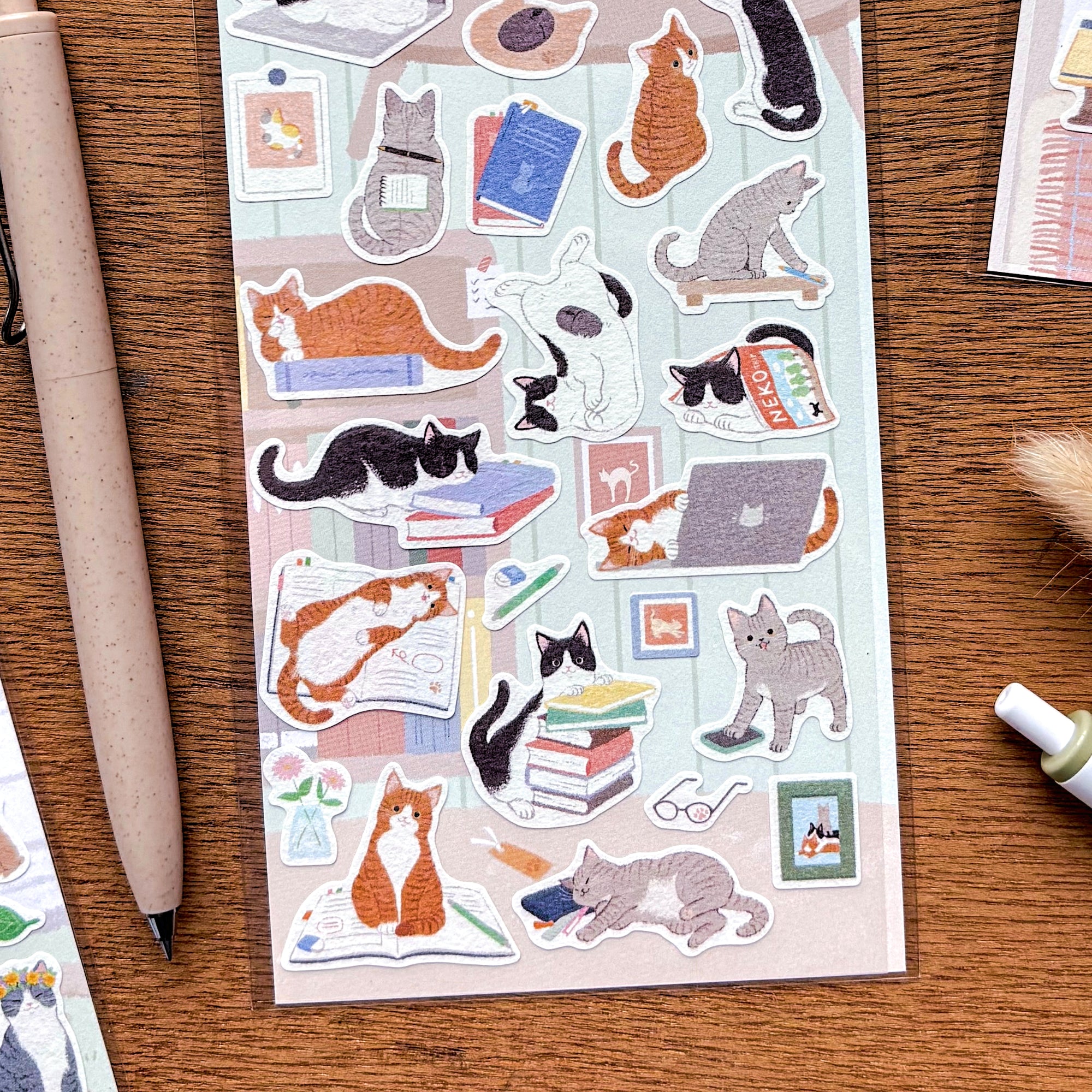 Cat Stickers - Play with me