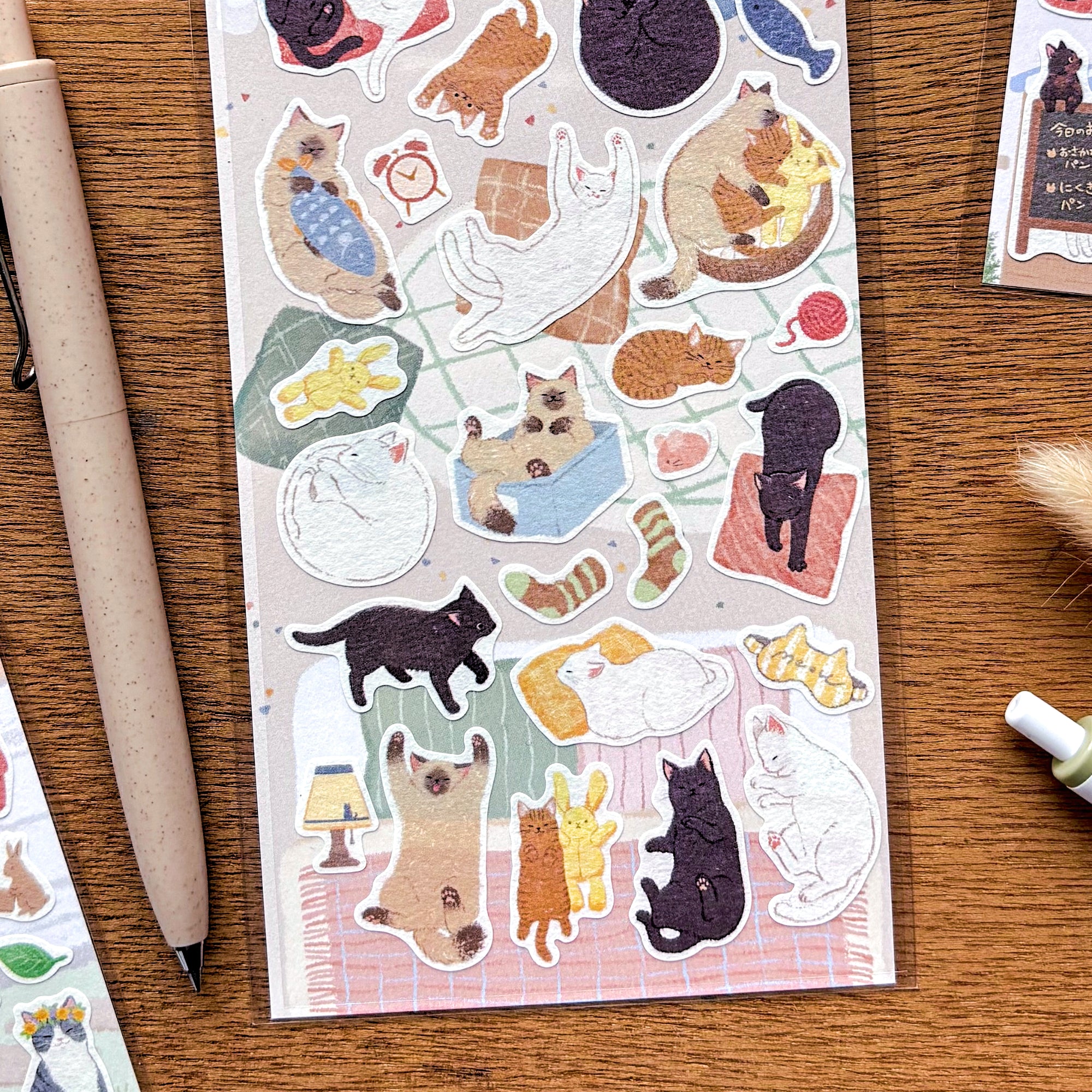 Cat Stickers - Sleepy Cats