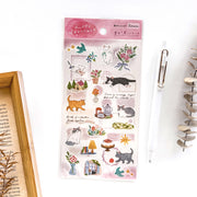 Deco Time Stickers - Cat (set of 2 sheets)