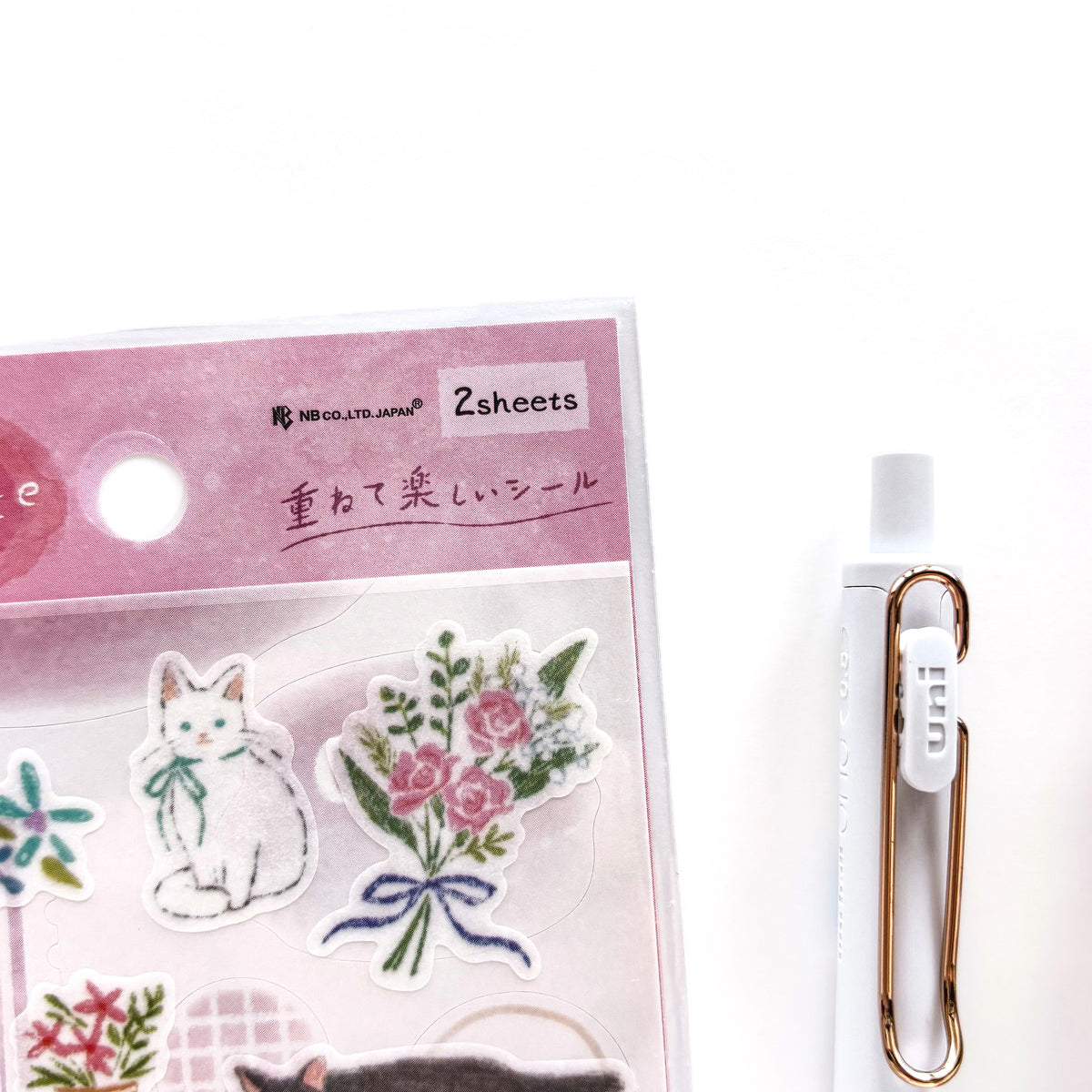 Deco Time Stickers - Cat (set of 2 sheets)