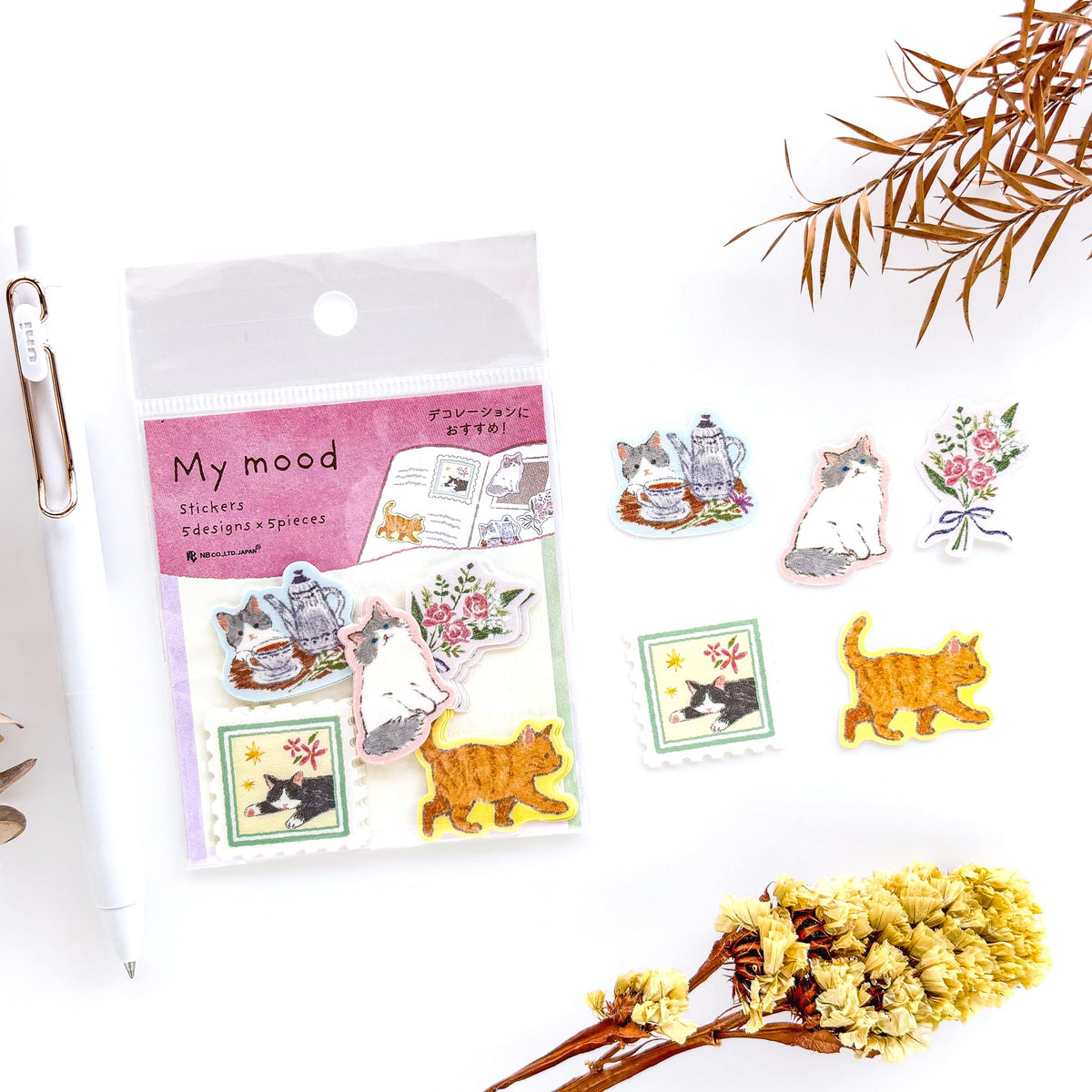 Flake Stickers - Cat