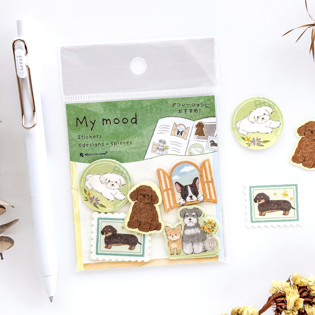 Flake Stickers - Dog